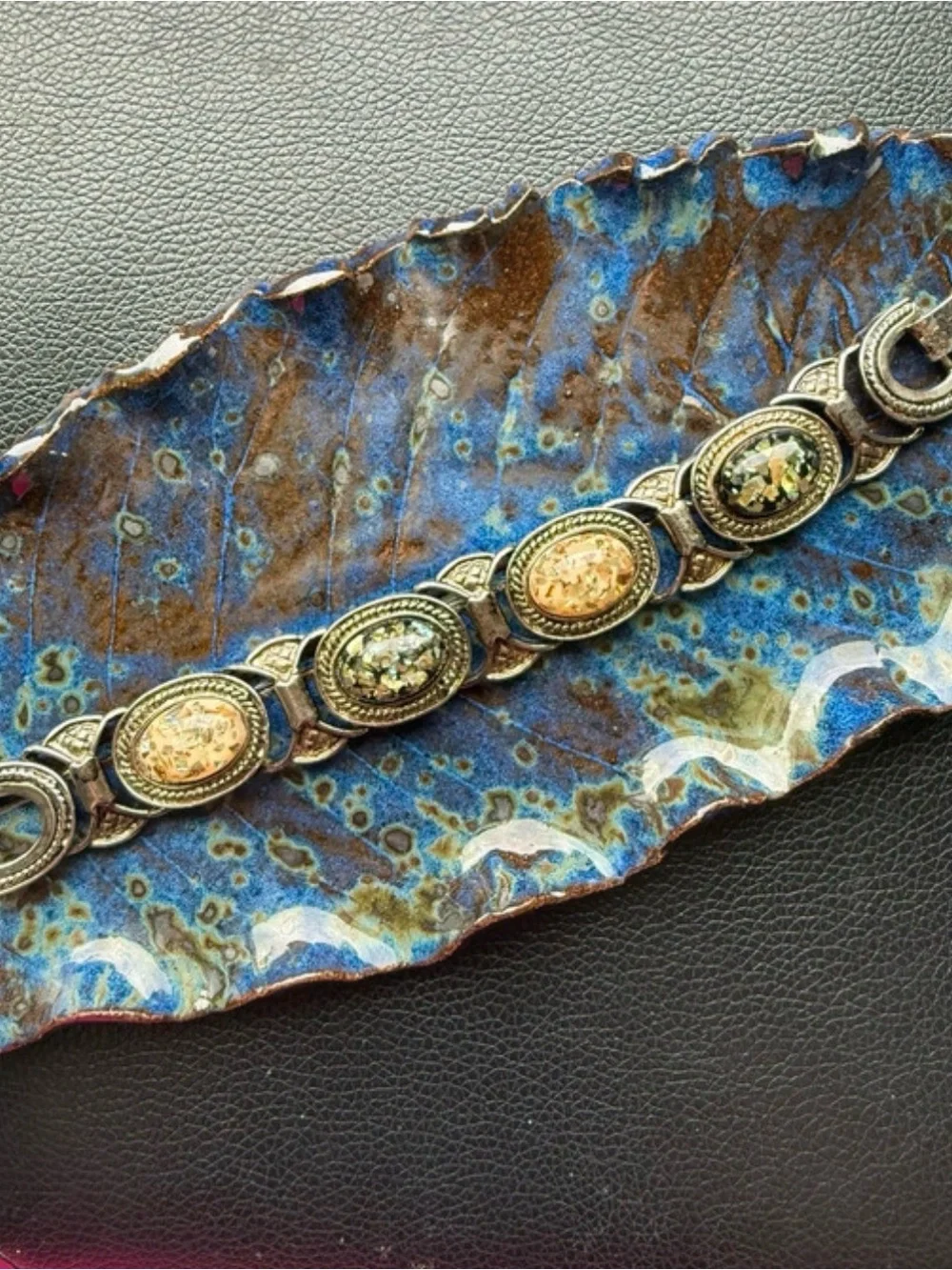 Vintage Cabochon Confetti Bracelet